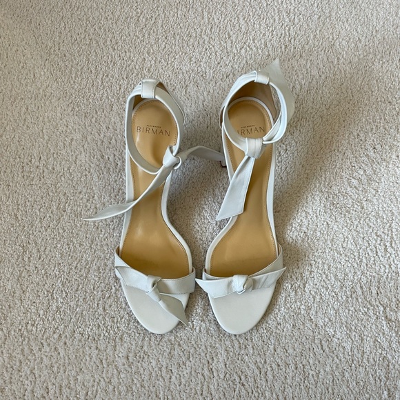 Alexandre Birman Clarita Block 90 White Sandal - Worn Once!! - Picture 4 of 7